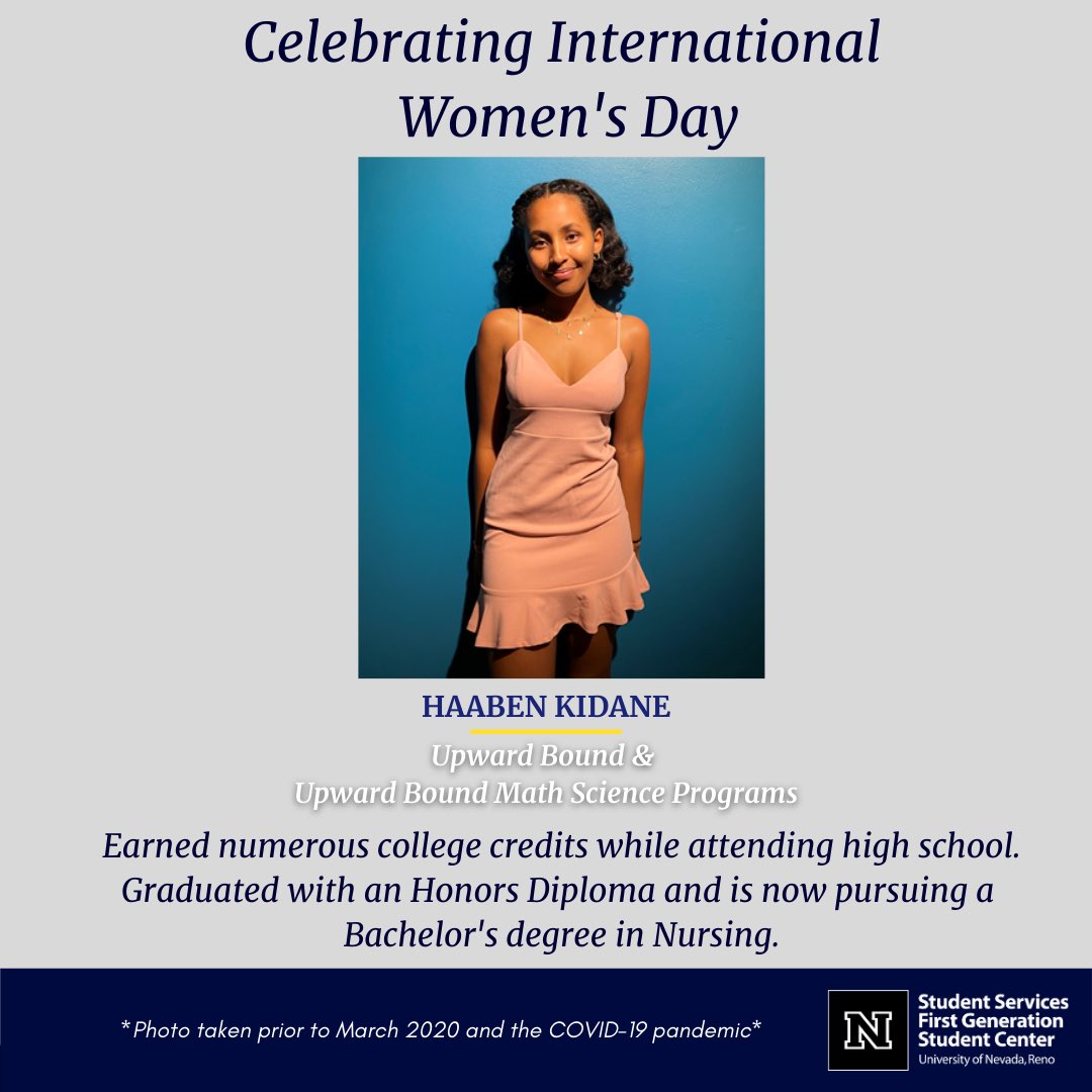 UpwardBoundNV's tweet photo. Happy International Women’s Day! Check out some of our wonderful Class of 2020 alumnae, their achievements and future endeavors!

***Disclaimer: Photos/events occurred prior to March 2020 and the COVID-19 pandemic*** 

#upwardboundnv #trioworks #firstgeneration https://t.co/k6QtgiVBLZ