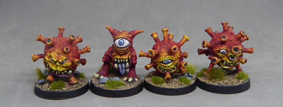 GoblinMaster2's tweet photo. The painted Covid Snappers, going to go on the shop soon. https://t.co/3Odv0WOsQO