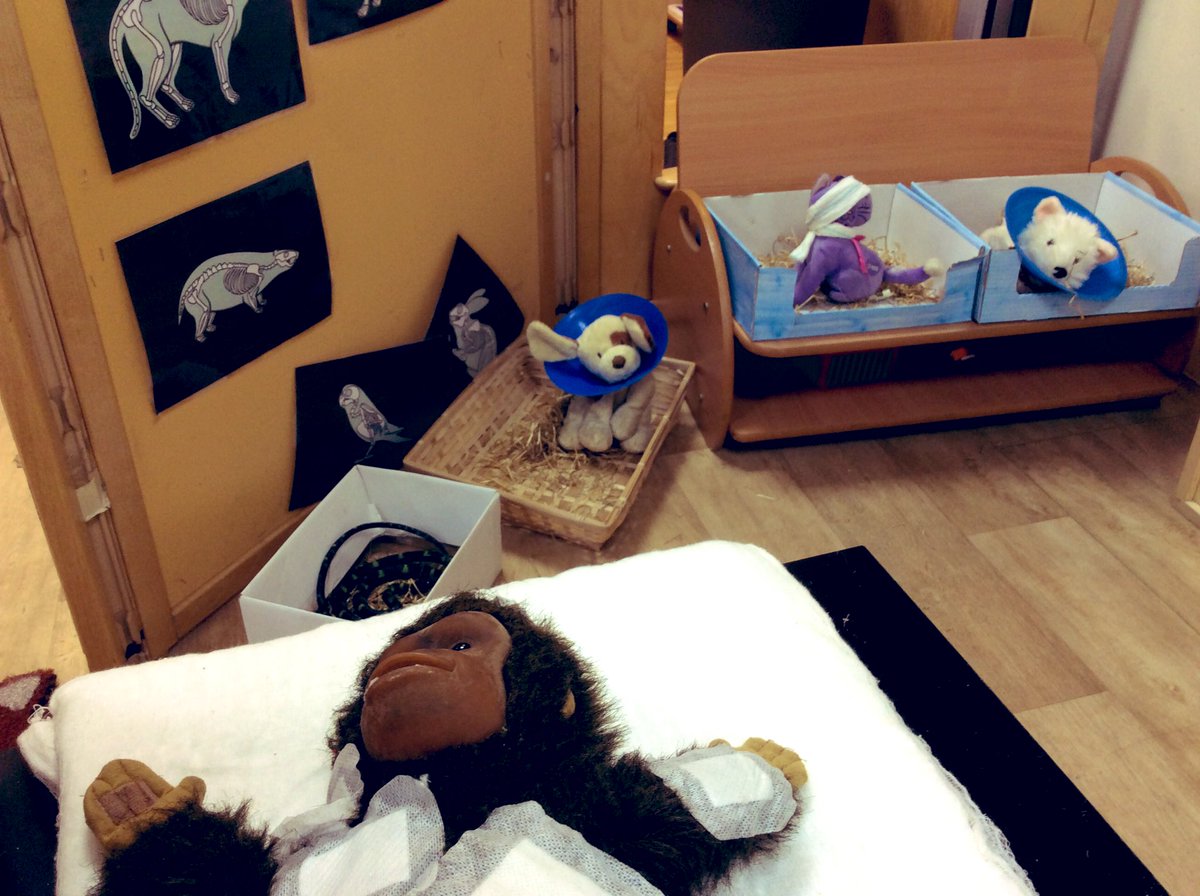 olasjfoundation's tweet photo. Such a popular role play area within our provision this term, all our cuddly animals are receiving excellent care in Foundation’s Veterinary Surgery #earlyyears #eyfs #earlyyearsprovision #eyfsprovision #olasjprimary https://t.co/1xcCn9aOi2