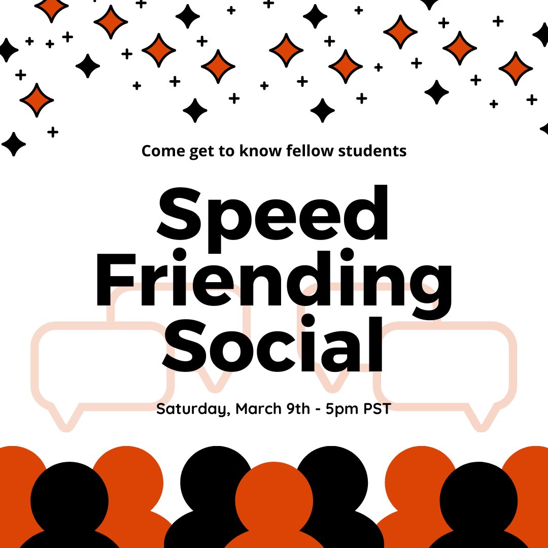 OSUNewStudents's tweet photo. Come meet and hang out with new students and START Leaders tomorrow, March 9th at 5pm PST. We’ll have fun questions, icebreaker activities, and more!! You can find the zoom link to join on your term orientation canvas page. https://t.co/E6wODAeAqR