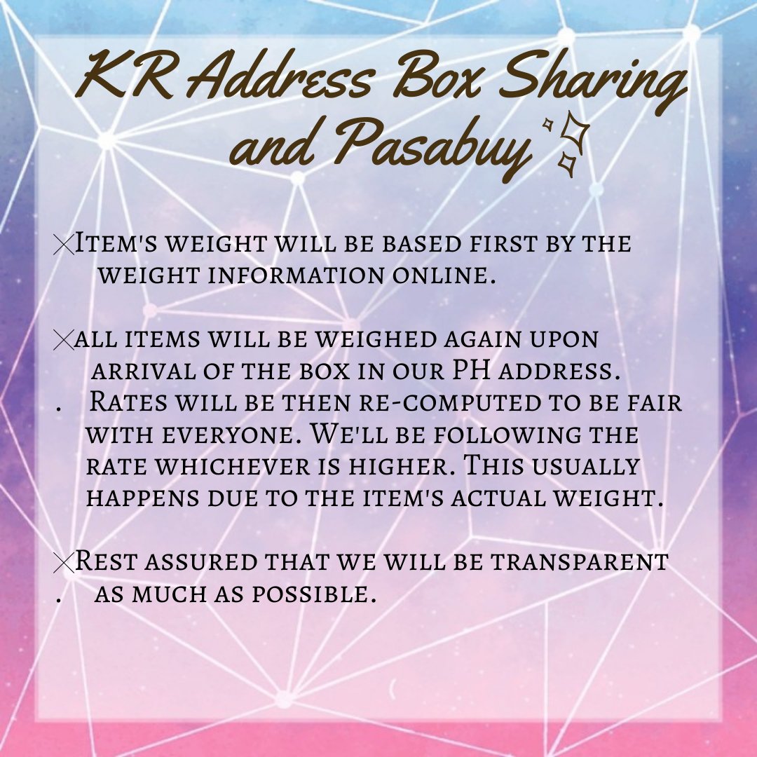 DistrictJjangPH's tweet photo. If you're looking for box sharing service, you can join us. We'll gladly accept you. ☺️

#BoxSharingPH #PasabuyPH #KRAddress https://t.co/TPv4b0xRGX