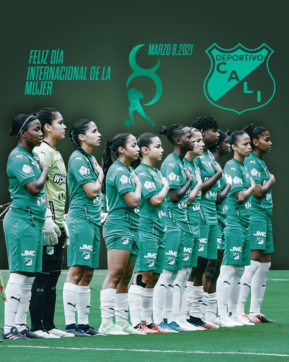 Deportivo Cali Femenino در توییتر Por Un Mundo Igual Para Hombres Y Mujeres Sigamos Construyendo Trabajando Por Sus Derechos Diainternacionaldelamujer 8m2021 Https T Co Xwh5vrxkxw