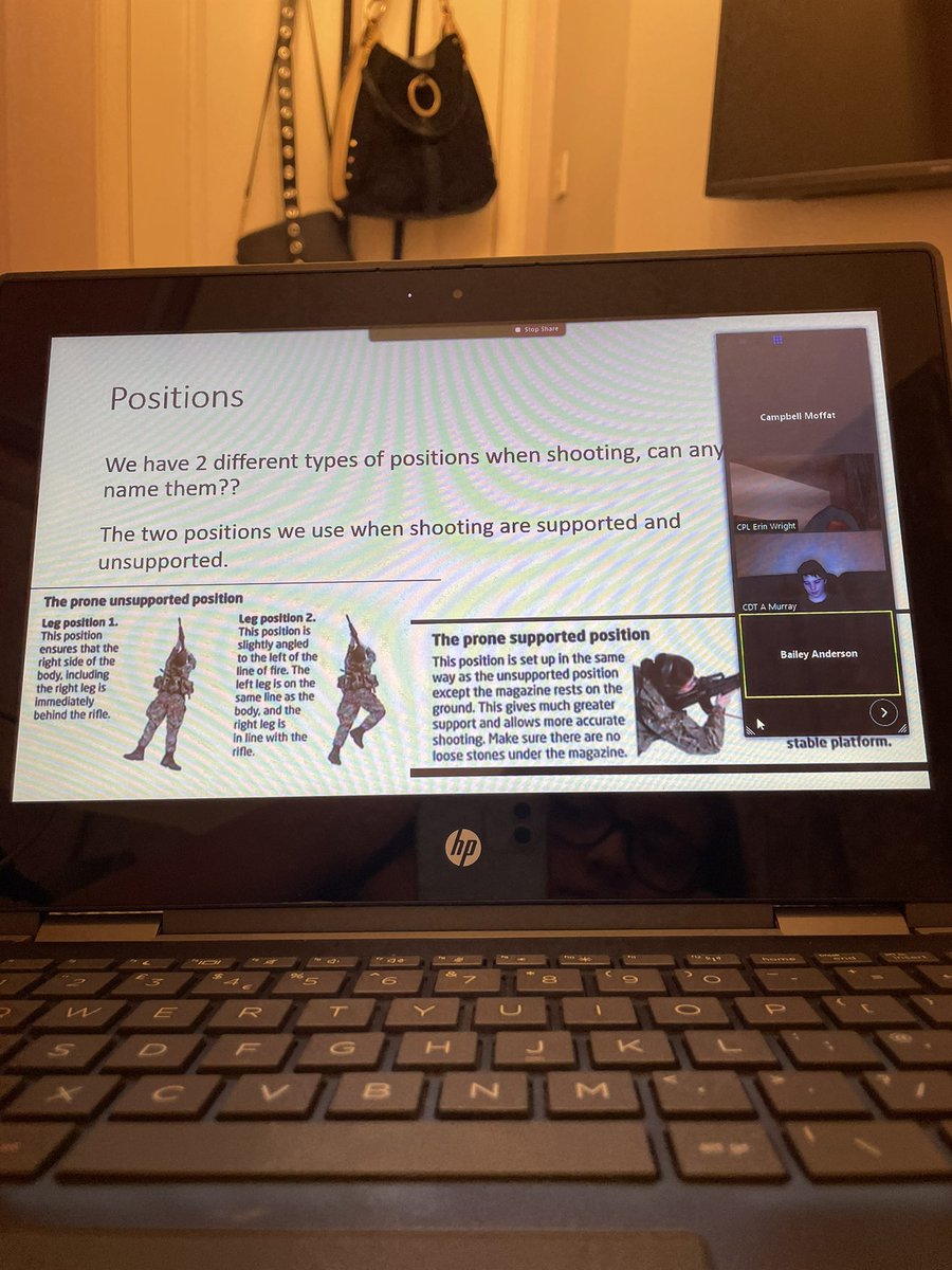 DumfriesD's tweet photo. Marksmanship Principles and Safety Handling Rules Tonight! 

Can you name 1 of the marksmanship principles??🤔

Stay Safe, Stay Healthy❤️ 
#keepingtheflamealive #acf #cadets https://t.co/FVuIlD9pqk