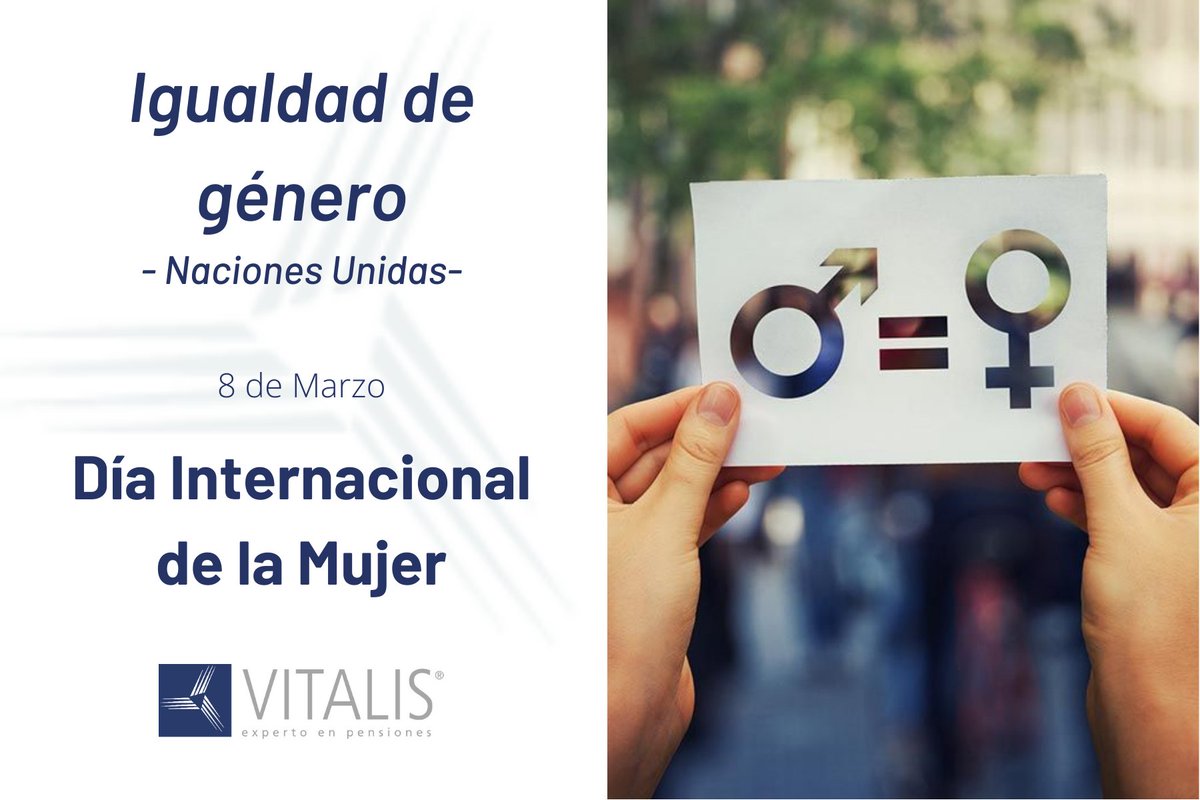 8 de Marzo | #DiaInternacionalDeLaMujer 💜

"Cualquiera que sea la libertad por la que luchamos, debe ser una libertad basada en la igualdad" 
- Judith Butler - 

Artículo ONU: bit.ly/3bsfzMT

VITALIS, experto en pensiones.