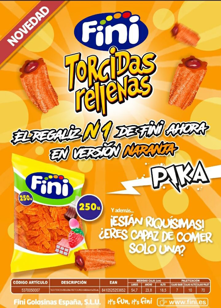 cashmoron's tweet image. ¿Os apetece probar estos tacos con pica sabor a naranja? #golosinas #novedad #repartoadomicilio #snacks #yummy #chuches @Fini_golosinas