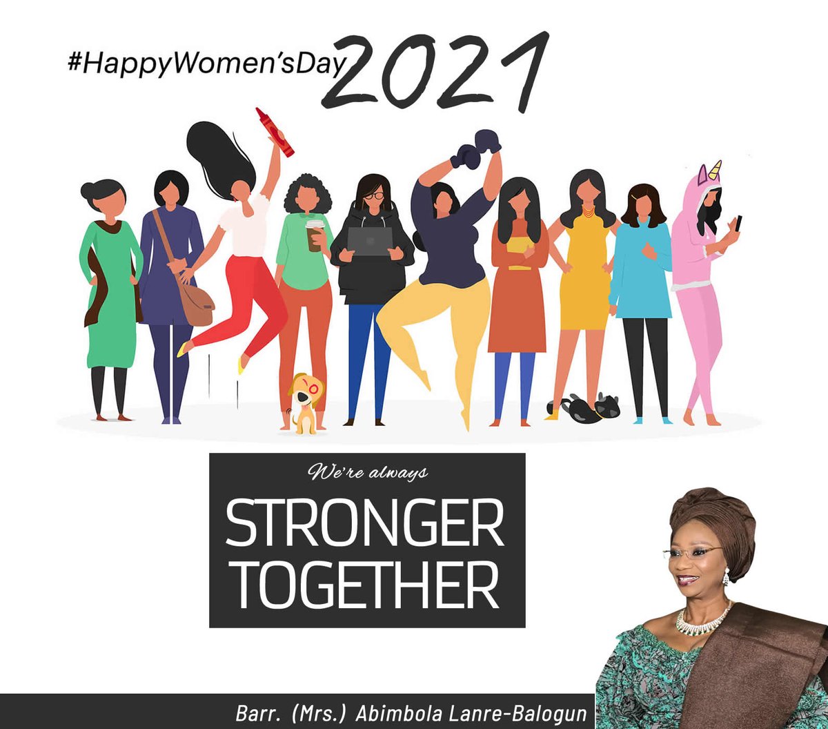 bimbolbalogun's tweet photo. To all hardworking girls and women around the world.....     Happy international women’s day  #IWD2021 https://t.co/s82xRYhLzv