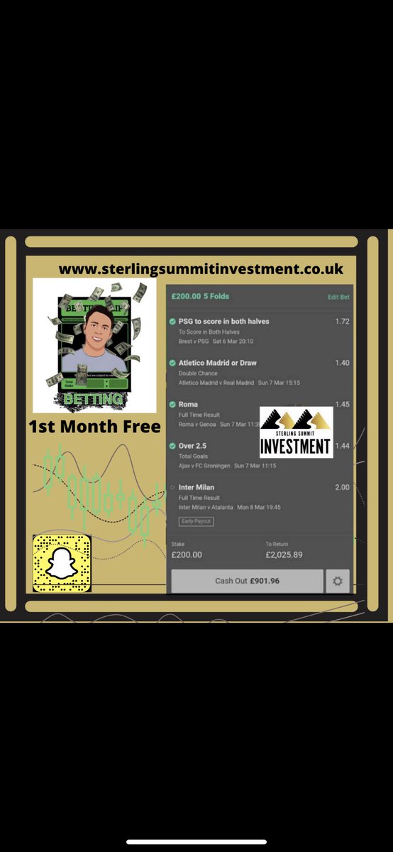 sterling_summit's tweet photo. Start Betting With Us Today. It’s Time To Level Up!

1st Month FREE

https://t.co/A5LzeWNu4f

#residualincome #entrepreneur #financialfreedom #workfromhome #networkmarketing #money #passiveincome #businessowner #entrepreneurship #business #makemoney #makemoneyonline https://t.co/Y6SX62Kmfg