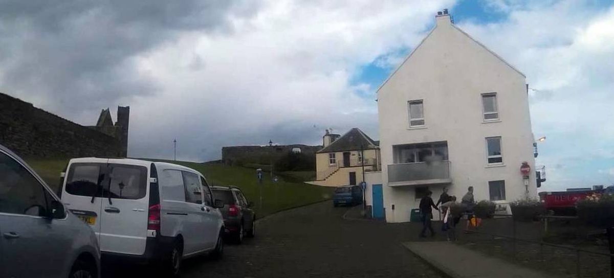 tourscotland's tweet photo. As requested tonight, Tour Scotland virtual travel video Blog of driving through #The #Pends on ancestry visit and trip to the harbour in #St #Andrews, #Fife. The arched Pends was the former entrance to the St Andrews Priory https://t.co/vZDFKekIRO https://t.co/rchX9Z4cP5