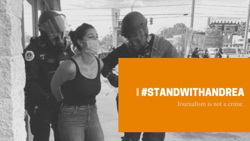 On this #InternationalWomensDay I’m thinking of my dear friend and fearless journalist <a href="/andreamsahouri/">Andrea May Sahouri</a> as she stands trial today for reporting on the George Floyd protests last summer. If you believe in press freedom, #StandWithAndrea and all other persecuted journos