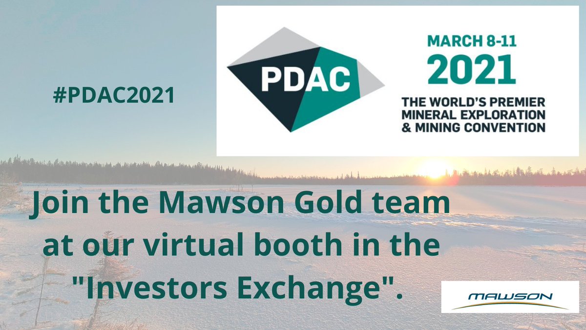 SXGConsolidated's tweet photo. #PDAC2021 starts today - Register and join our team in the Investors Exchange! We welcome your questions and participation! https://t.co/2vSFuw6LOt #Finland #HighGradeGold #Gold #Cobalt #Exploration #Australia #Fosterville #GoldBoom #Stocks $MAW https://t.co/x08YJ9xKOS