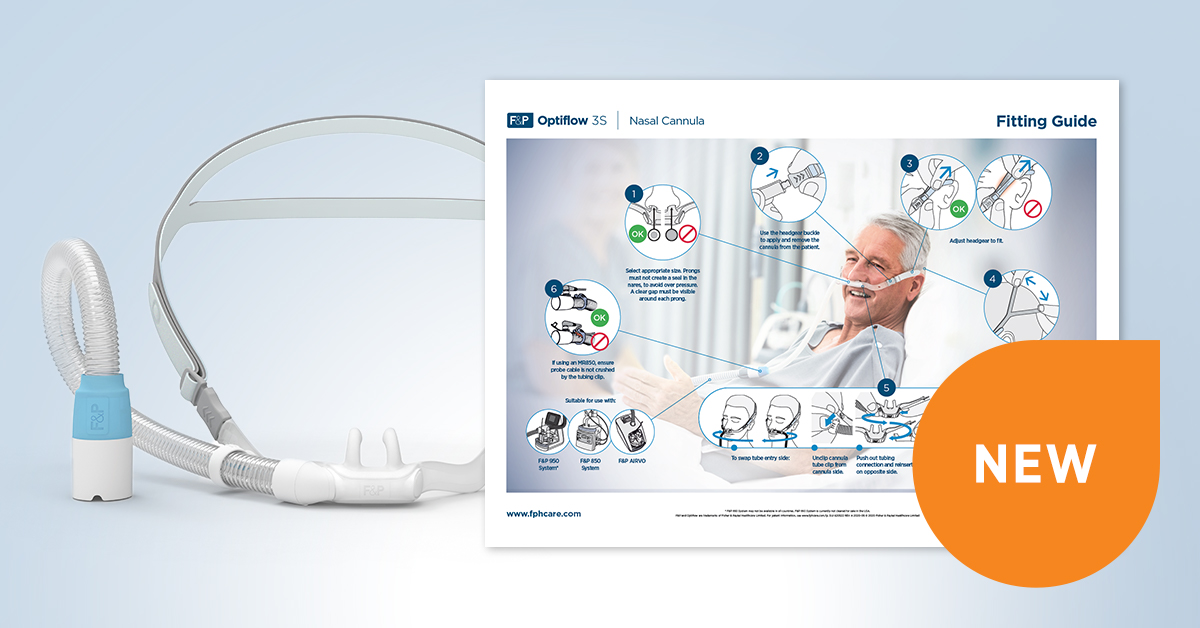 fphcare's tweet photo. Now available, a video fitting guide and poster for the newest member of the Optiflow interface family, the 3S Nasal Cannula Interface.

Learn more https://t.co/9ywnuyUneN

#Optiflow #AIRVO #HFNC #HighFlowNasalCannula https://t.co/DdAcPpBdPv