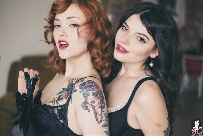 SuicideGirls_MW's tweet image. #Multimonday with #Gorgeous @Alongcamehex and @maudsuicide 💞 on Suicidegirls.com 💖 #SG #Midwest