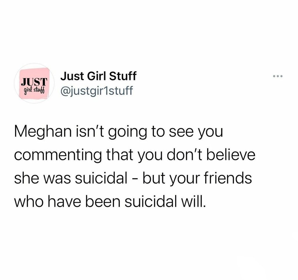 SA_Missy's tweet photo. #MeghanandHarryOnOprah #HarryandMeghanOnOprah
#OprahMeghanHarry #SuicidePrevention #SuicideAwareness #MentalHealth #MentalHealthMatters #GetTheInsideOut #MentalHealthAwareness https://t.co/p0XyNt4guT