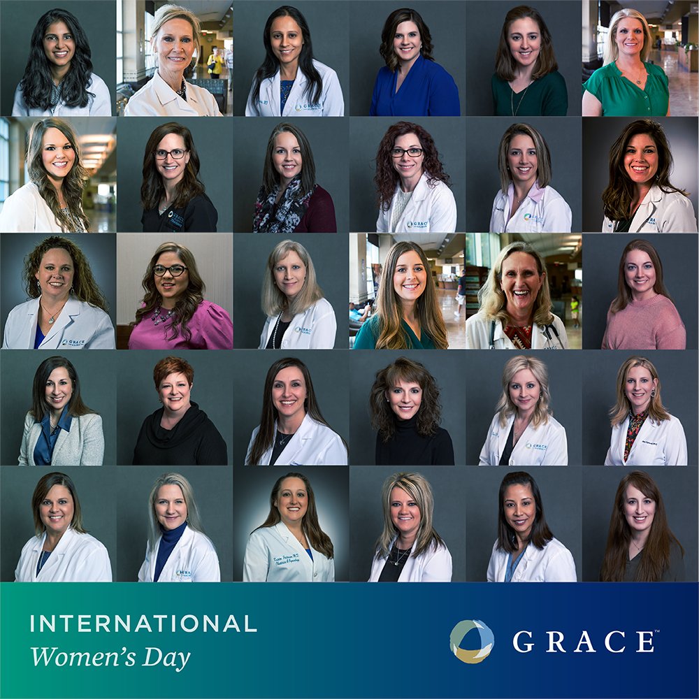 Happy International Women’s Day! Here are just a few of our smart, talented and caring women that make Grace a better place. #InternationalWomensDay