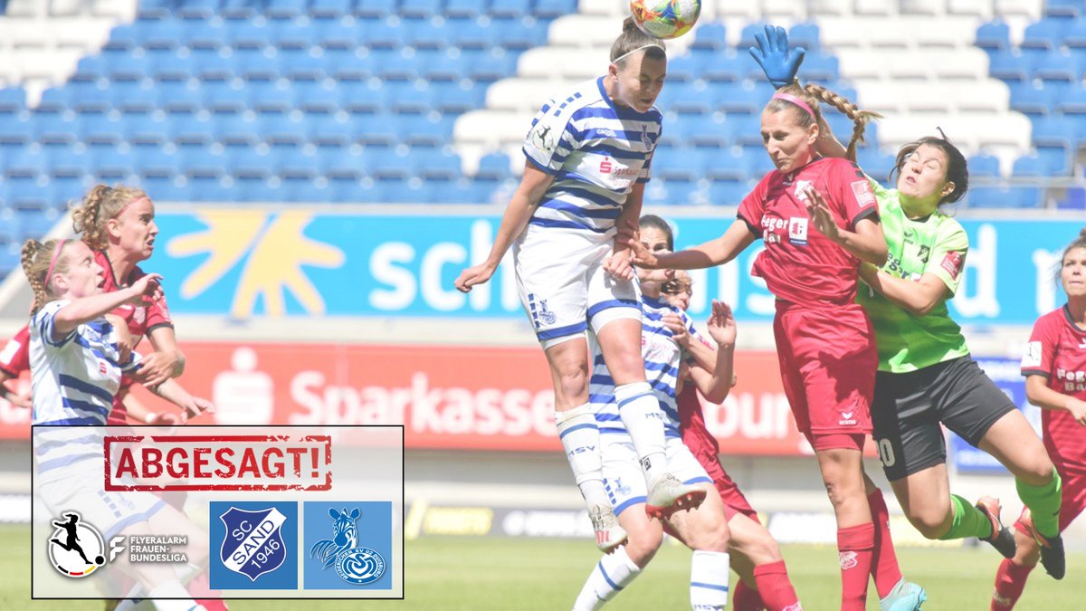 FFB_Ergebnisse's tweet photo. Wieder nichts: Nach einem erneuten Corona-Fall im Team des MSV Duisburg wurde die für morgen neu angesetzte Begegnung gegen den SC Sand erneut abgesagt
#Bundesliga | #DieLiga | #SCSMSV https://t.co/J9lVxhxzGU