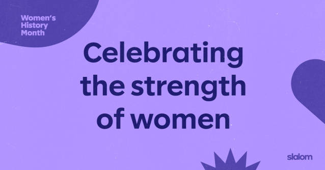 gsuper's tweet photo. @Slalom #WomensHistoryMonth #CelebrateAuthenticity https://t.co/kdnruh3exK