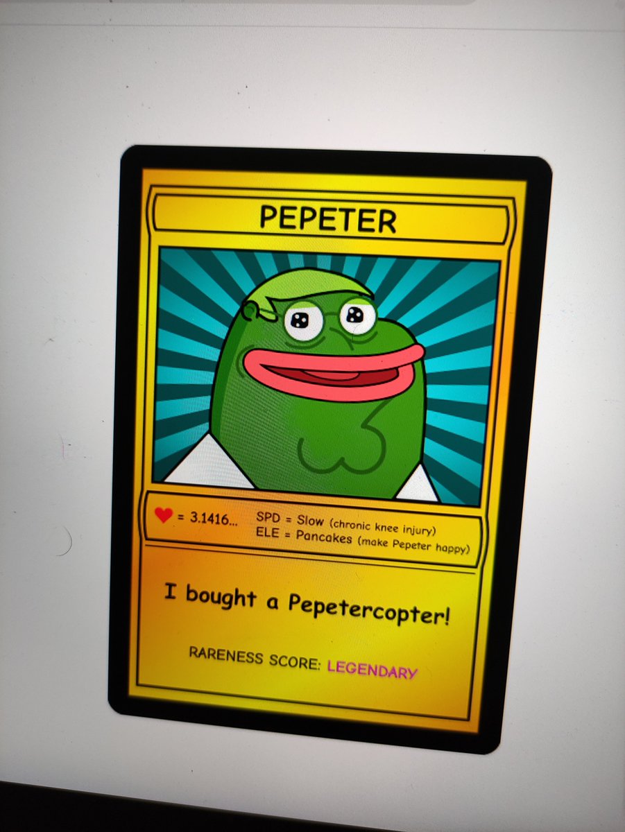 fermaca's tweet photo. Look what I found! Pepeter (Peter Pepe) collectible https://t.co/MV14YAqWRD? #rarible #ethereum #nonfungible #digitalasset #nft via @rariblecom https://t.co/hCohA0tpI0