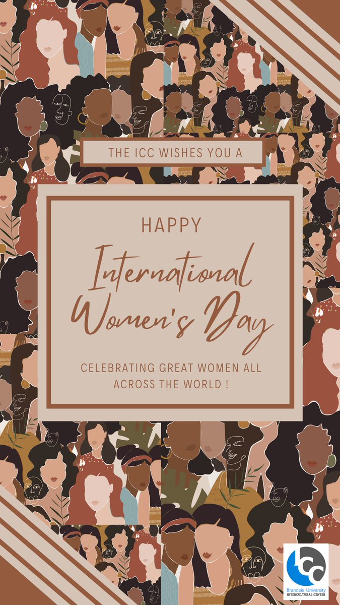 BrandeisICC's tweet photo. The ICC wishes you a Happy International Women's Day !! #InternationalWomensDay https://t.co/9dEwq3KFOs