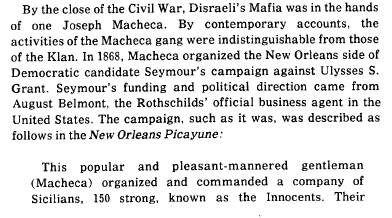 so the book ties the first US mafia Mazzini, and to New Orleans, and Albert Pike's klan war, directly to the knights of Malta