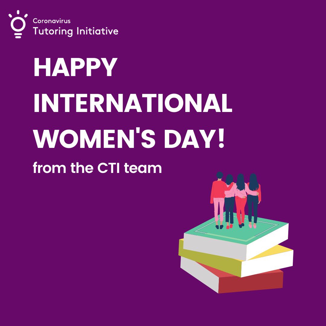Happy International Women’s Day from CTI!

Over on our Instagram (@ coronavirus.tutoring) we’ve been celebrating some of the key women behind the scenes who keep CTI running- go check it out! 💪

#InternationalWomensDay