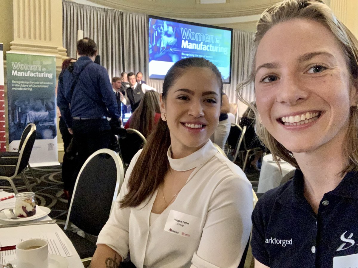 Enjoying the #womeninmanufacturing breakfast this morning. Let’s talk about the role of #women in the future of Queensland #manufacturing 

#AustralianIndustryGroup
#SFDesign