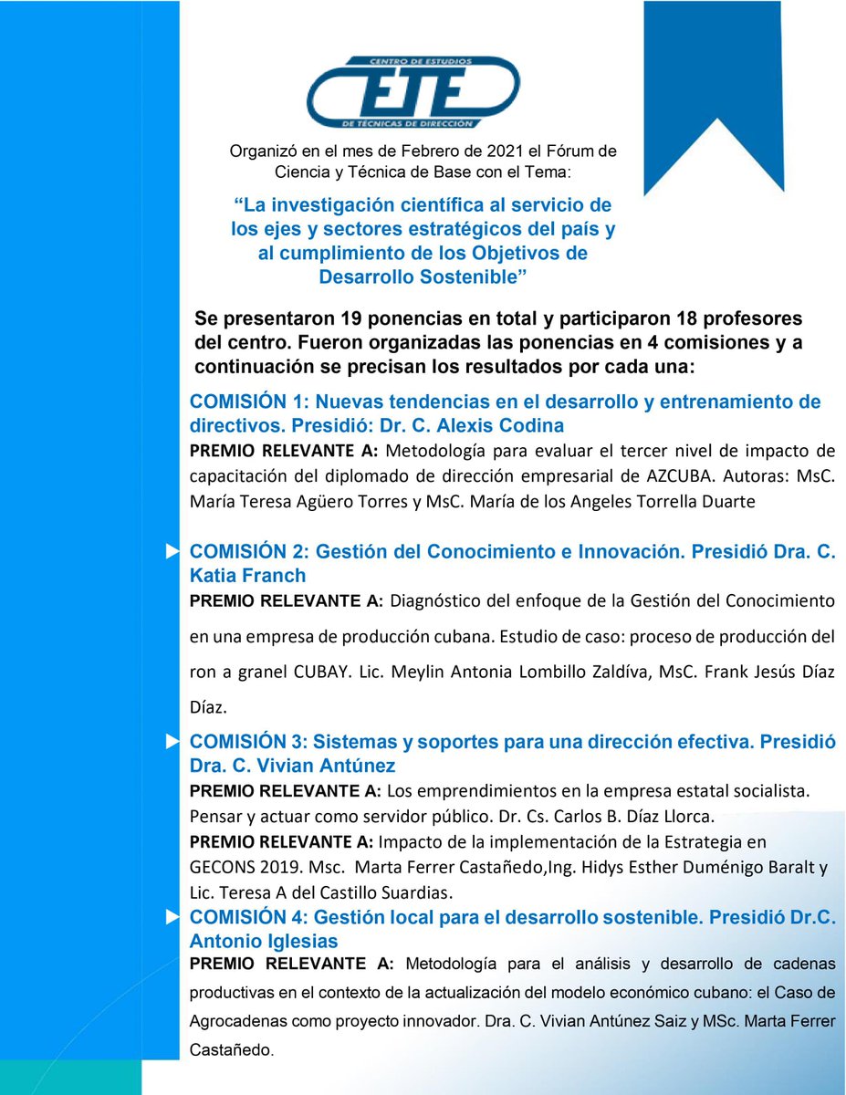 CETED-UH (@uhceted) on Twitter photo 