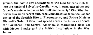 the same New Orleans mob that Carlos Marcello inherited, of course, with all the JFK assassination connections and offshore money laundering with Meyer Lansky. it was all forged back in antebellum New Orleans