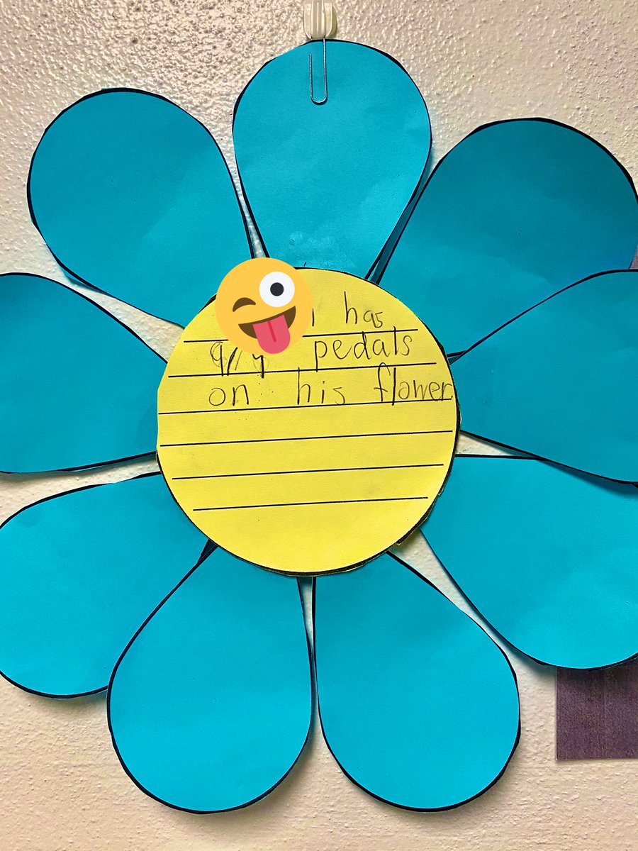 BecHayhurstEDU's tweet image. We decided our hallway needed some fresh spring decorations! So, we created fraction flowers by writing word problems and counting their petals to find the whole! 🤪🌼 #lycoedu #studentteacher #teachingfractions
