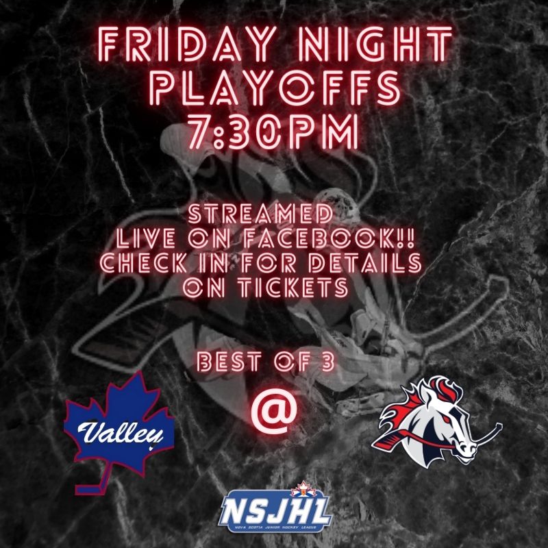 Friday nights are made for Colts Hockey and yes IT'S PLAYOFF TIME!!! Let's go #ColtsNation #HorsePower #NSJHL <a href="/NSJHL_/">NSJHL</a> <a href="/HockeyNS/">Hockey Nova Scotia</a> <a href="/ValleyMapleLeaf/">Valley Maple Leafs</a>