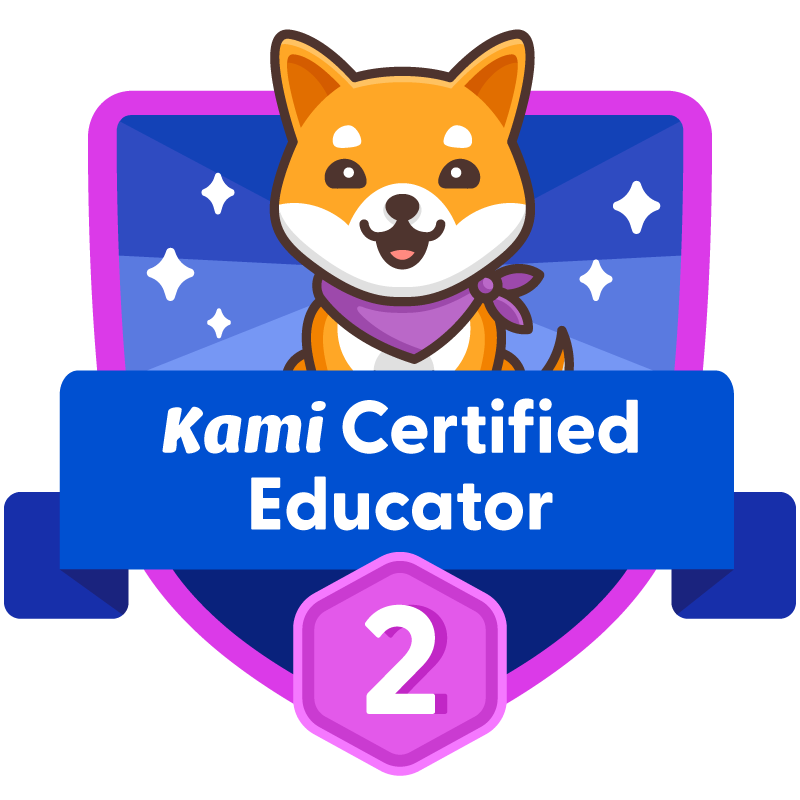 ms_b_trains's tweet photo. woo hoo! level 2! @usekamiapp #kamicertifiededucator #kamieducator #edtech #instructionaltech #technologist https://t.co/9EglqoXc5k