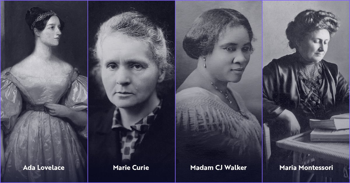 Happy International Women's Day! Here are just a few of our team's favorite innovators who have helped to forge a path for the pioneers of today. Who are some of your favorites? #InternationalWomensDay