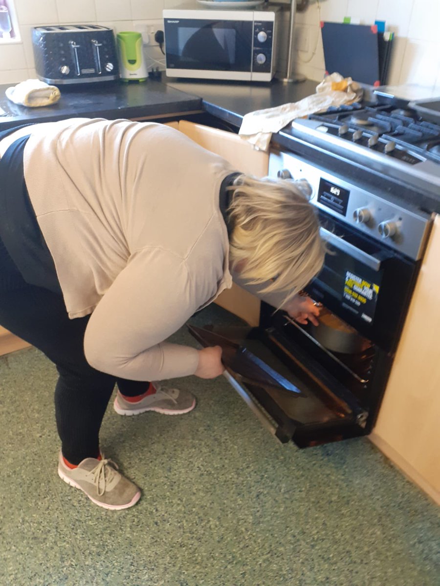 jlcCMG's tweet photo. It's like the #BBBO at our Clos y harbwr service this week, with everyone getting involved in some #cakebaking @Achieve_Support ❤️#everyonelovescake 🌟 https://t.co/kpPO6AyhVR