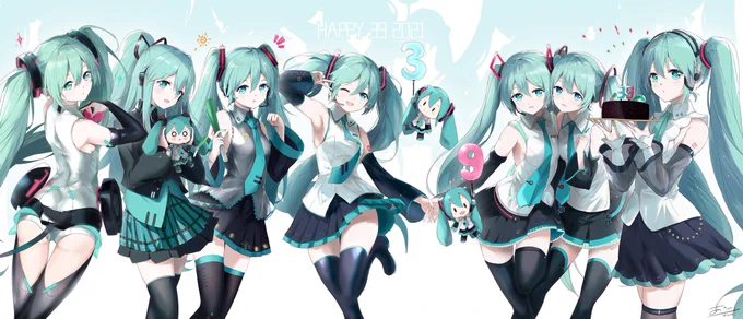 #ミクの日2021 
Happy 39! 
