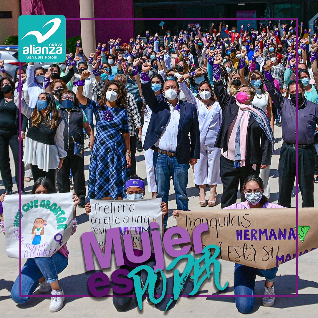 NASanLuis's tweet photo. En #NASanLuis creemos que la #MujerEsPoder #8m https://t.co/BlWXA9GNmd