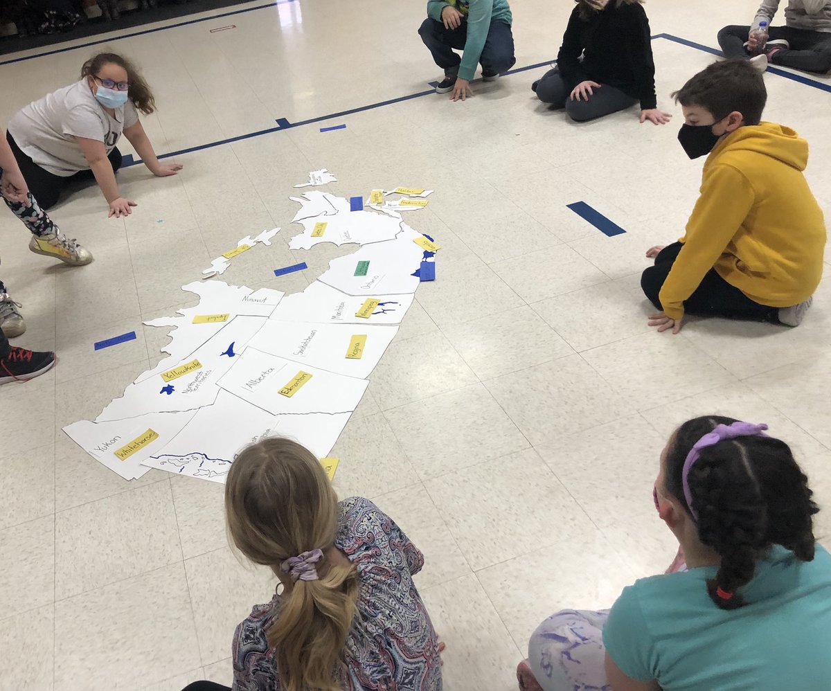 Talk about integrated learning and engagement! These proud, Canadian learners in Gr 4 assembled a giant provincial puzzle of Canada then added labels and presented it to their classmates in Gr 3 <a href="/HebbPatriots/">Hebbville Academy</a> <a href="/SSRCELiteracy/">SSRCE Literacy</a> @SSRCE_NS <a href="/JustinTrudeau/">Justin Trudeau</a> <a href="/nseducation/">NS Education and Early Childhood Development</a>