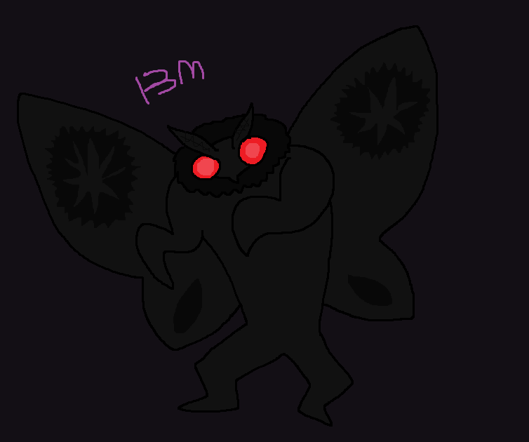 drawswithamouse's tweet photo. My contribution to the newest trend of making #cryptoart and to celebrate #MothmanMonday
One of my favorite #cryptidcuties #mothman!
drawn on #Mspaint with a mouse https://t.co/PWyHsy7EbD