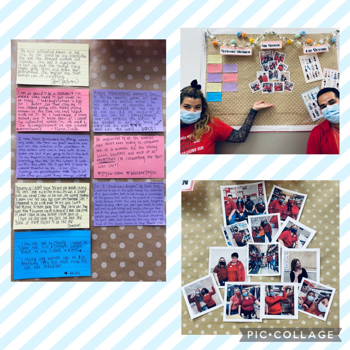 Happy Women’s Day!  Shoutout to Elena and Raul for creating an inspiring display to showcase the amazing female leaders in our store! 💪 #InternationalWomensDay <a href="/OneEyedLance/">Lance Leithead</a> @KarlieHHubbard <a href="/r_d_parsons/">RD Parsons</a> <a href="/AustinReopelle/">Austin Reopelle</a>