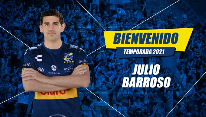 #MercadoDePases 🇨🇱 El defensor Julio Barroso es nuevo jugador de #Everton. Llega libre desde #ColoColo