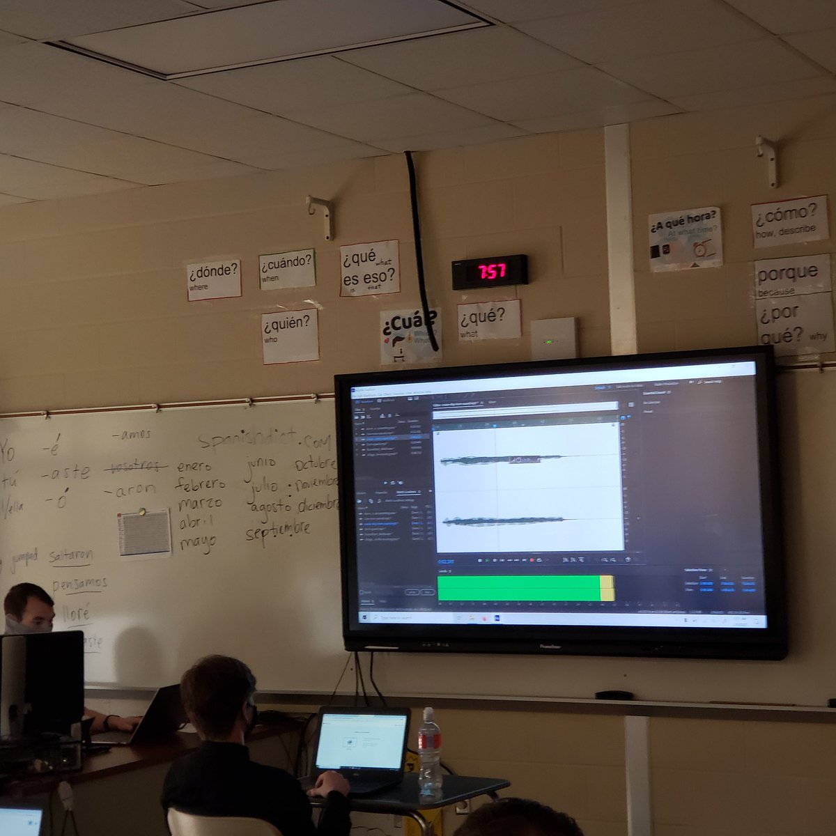 Thank you Joel for coming in and giving a workshop to our freshman on Adobe Audition. Our seniors are awesome!