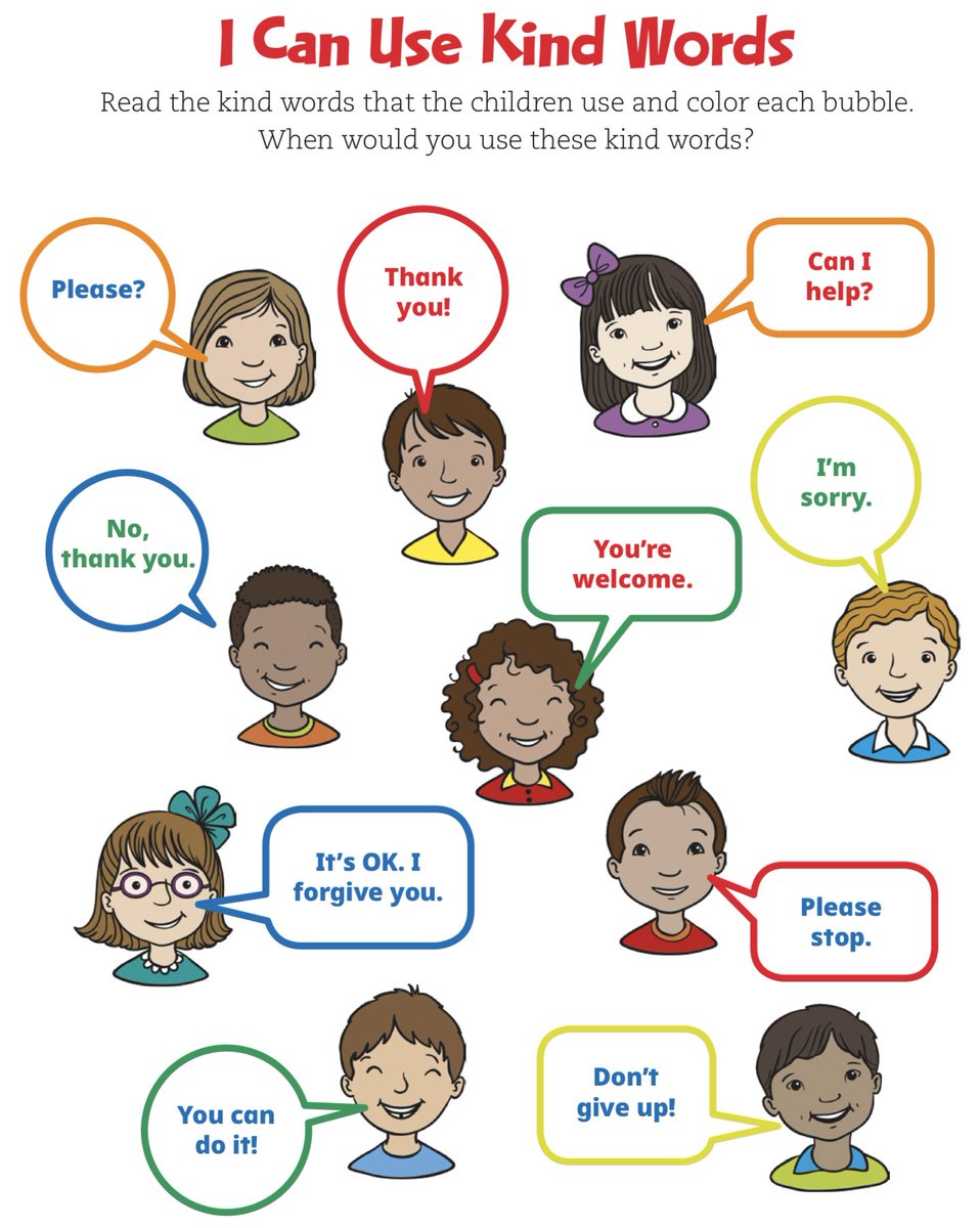 BeepBeep Nation on Twitter: &quot;Here are some kind words children can use.  #bekind #kindness #kindnessinchildren #teachingkindness… &quot;