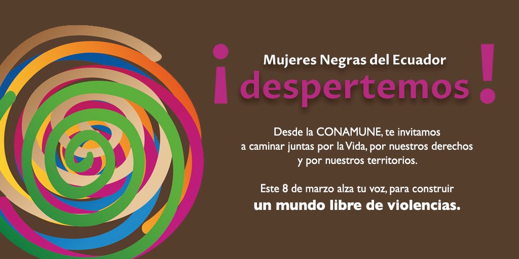 Mujeres Afro Ecuador - Conamune Nacional tweet media