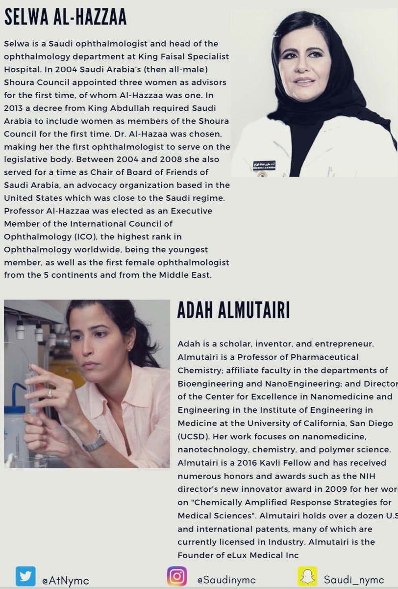 #اليوم_العالمي_للمرأة النادي السعودي في كلية الطب في نيويورك يستعرض أهم الانجازات التي قامت بها المرأة السعودية في مجال الطب في .أثبتت بمساهماتها في مختلف مواقعها وقدرتها على الوقوف في وجه التحديات والتأكيد على مستقبل مشرق للمرأه السعودية.<a href="/AtNymc/">سعوديون في نيويورك</a> <a href="/SACM_USA/">Saudi Arabia Cultural Mission to USA</a> <a href="/SaudiMOH/">وزارة الصحة السعودية</a> <a href="/alasiri9/">عبدالكريم العبثاني</a>