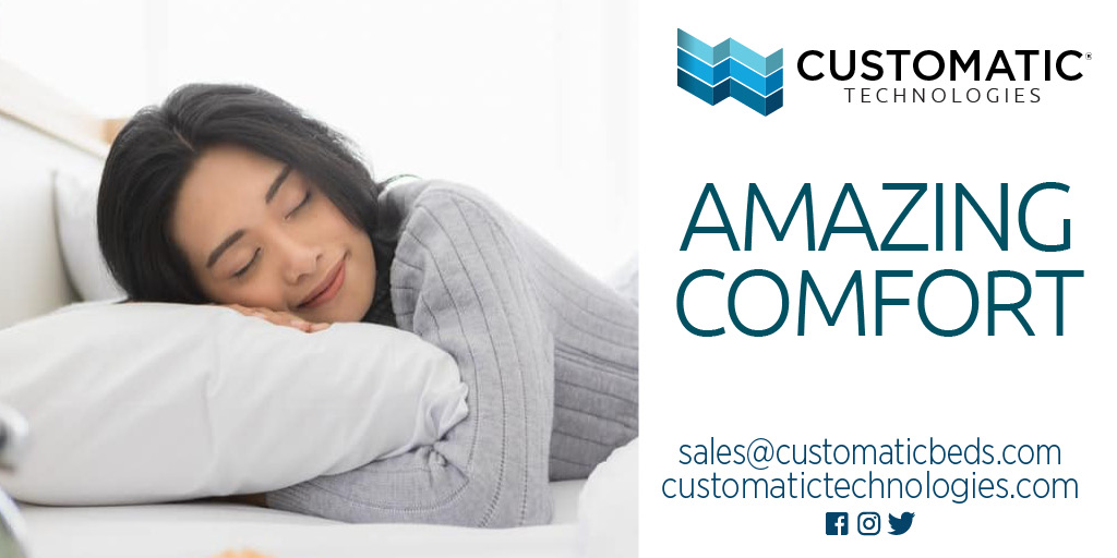 CustomaticTech's tweet image. Prioritizing good sleep is good self love!

#sleep #findyourcomfort #mattress ##sleep #findyourcomfort #mattress ##adjustablebase
