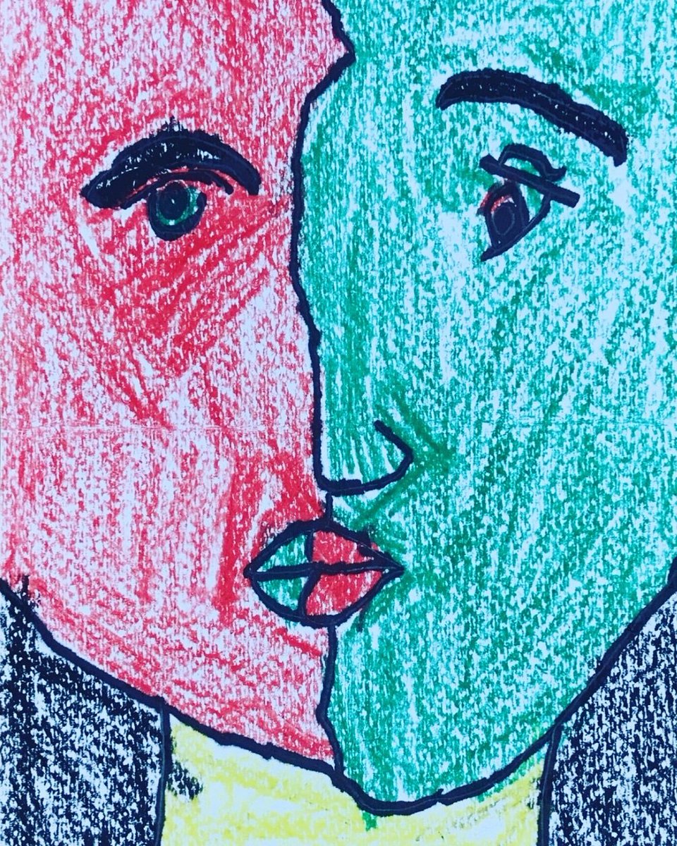 MrsCoachNance's tweet photo. Evan's Picasso inspired portrait! 🎨 #mylittleartist #hesamazing #andcreative #GTclasscreations @VogelESISD https://t.co/O3RUamRm8Q