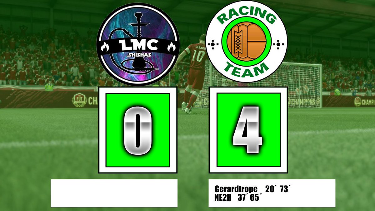 Resultado Partido:
🆚 @LMCSHISHASFC 
⚽️⚽️ <a href="/gerardmf2001/">Gerard Martínez</a> 
⚽️⚽️ <a href="/NenehNe2h/">Neneh</a> 
🤝 Camavinga 
🤝 <a href="/SergioLpz7/">Sergio López</a> 
🤝 <a href="/gerardmf2001/">Gerard Martínez</a> 
🤝 <a href="/NenehNe2h/">Neneh</a>