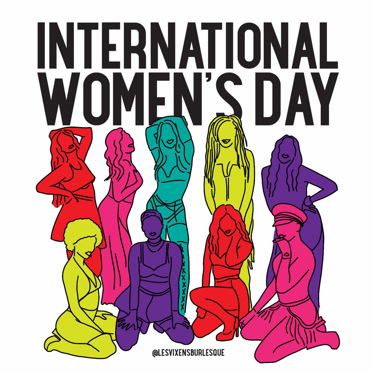 LesVixens's tweet photo. Happy #InternationalWomensDay from the @LesVixens and @_Brunchzilla! https://t.co/s1EkMXlEsi