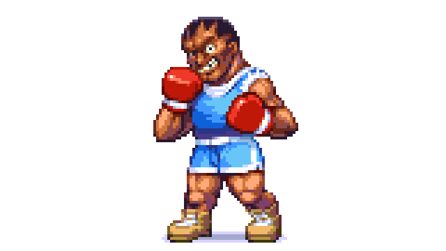 「【アーケード】ストリートファイターII M・バイソン
#CAPCOM #ドット絵」|フラッグさんのイラスト