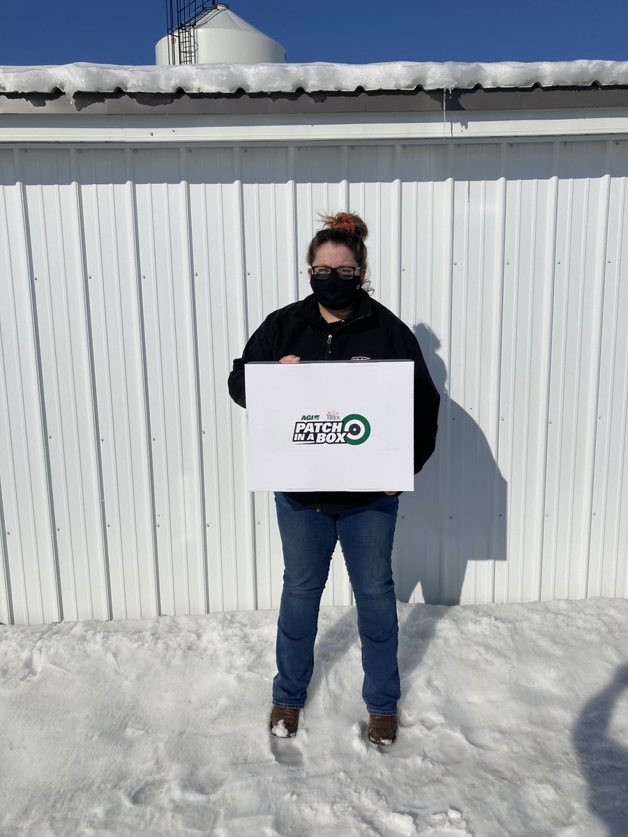 Emily at Prairie North Coop in Archerwill says gift box is appreciated