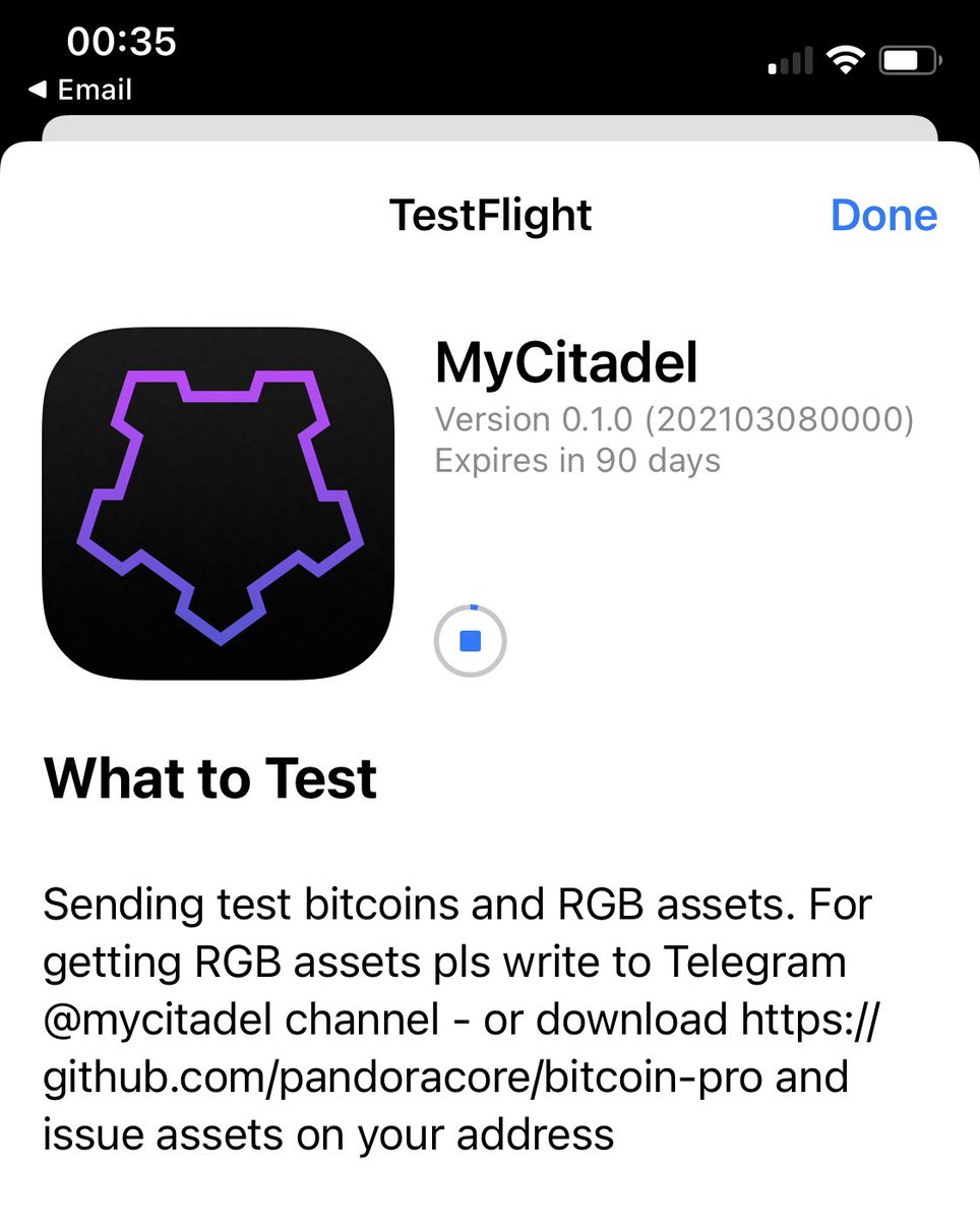louneskmt's tweet image. Guess what? I now have the future on my phone. And it's just the beginning! @mycitadel_io
Can't wait to transfer some assets on #Bitcoin to my dear @JohnOnChain
#ClientSideValidation #RGB 🥰