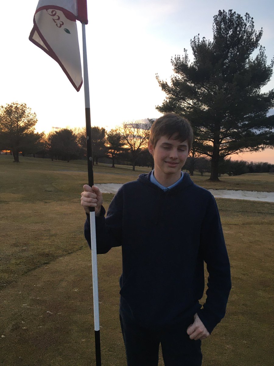 Handley golfer Jackson Bouder hits a hole-in-one in qualifying to earn a spot for tomorrow’s opening day match against Fauquier at Winchester Country Club. #HandleyPride @HandleyJudges